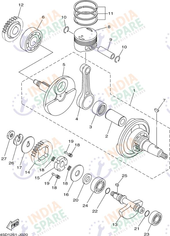 CRANKSHAFT & PISTON